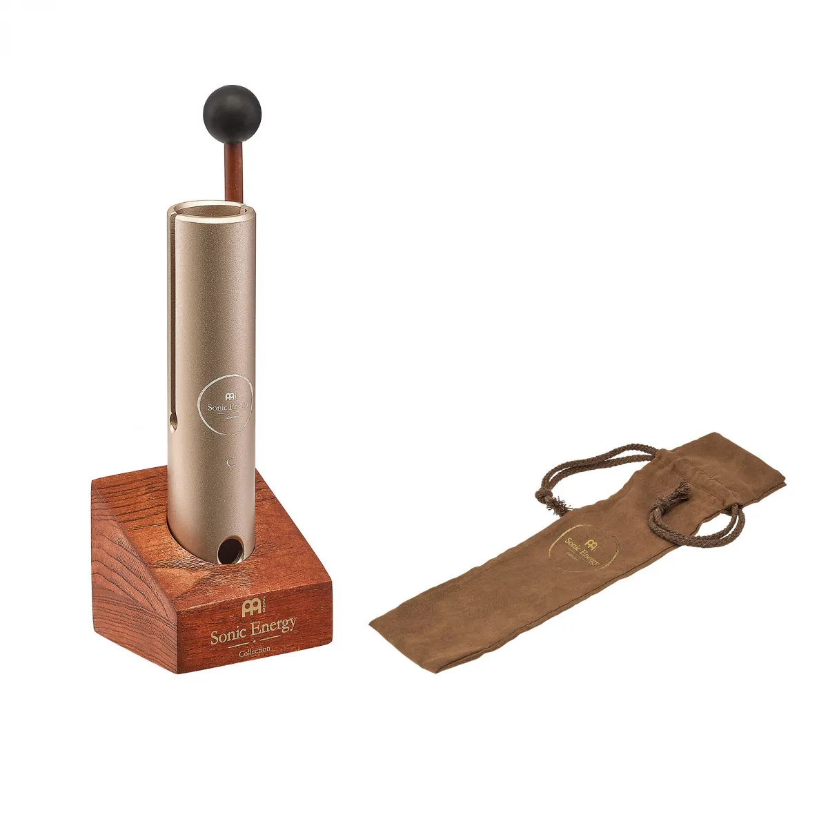 Meinl Sonic Energy Meinl WWTC6 Wah-Wah Tube C6 432 Hz Champagne Gold statyw pałki - zdjecie 2
