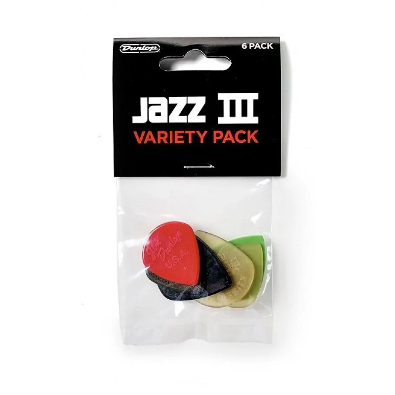 DUNLOP Dunlop PVP103 Variety Pack Jazz III 6 kostek