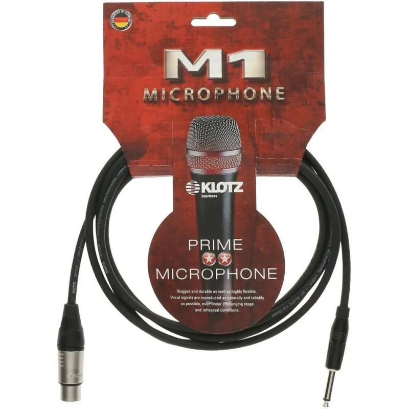 Klotz Klotz M1FP1K0200 Kabel XLR F - Jack 2m