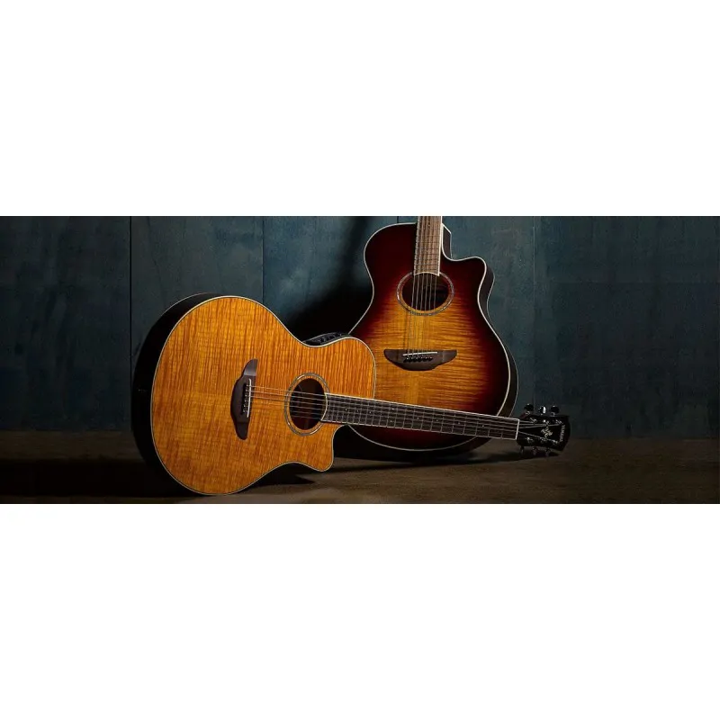 YAMAHA Yamaha APX600 FM Amber gitara elektro akustyczna bursztyn - zdjecie 2
