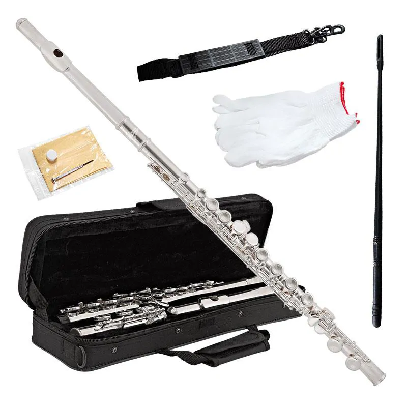 V-TONE V-TONE VFL 16 flet poprzeczny metalowy c-key etui
