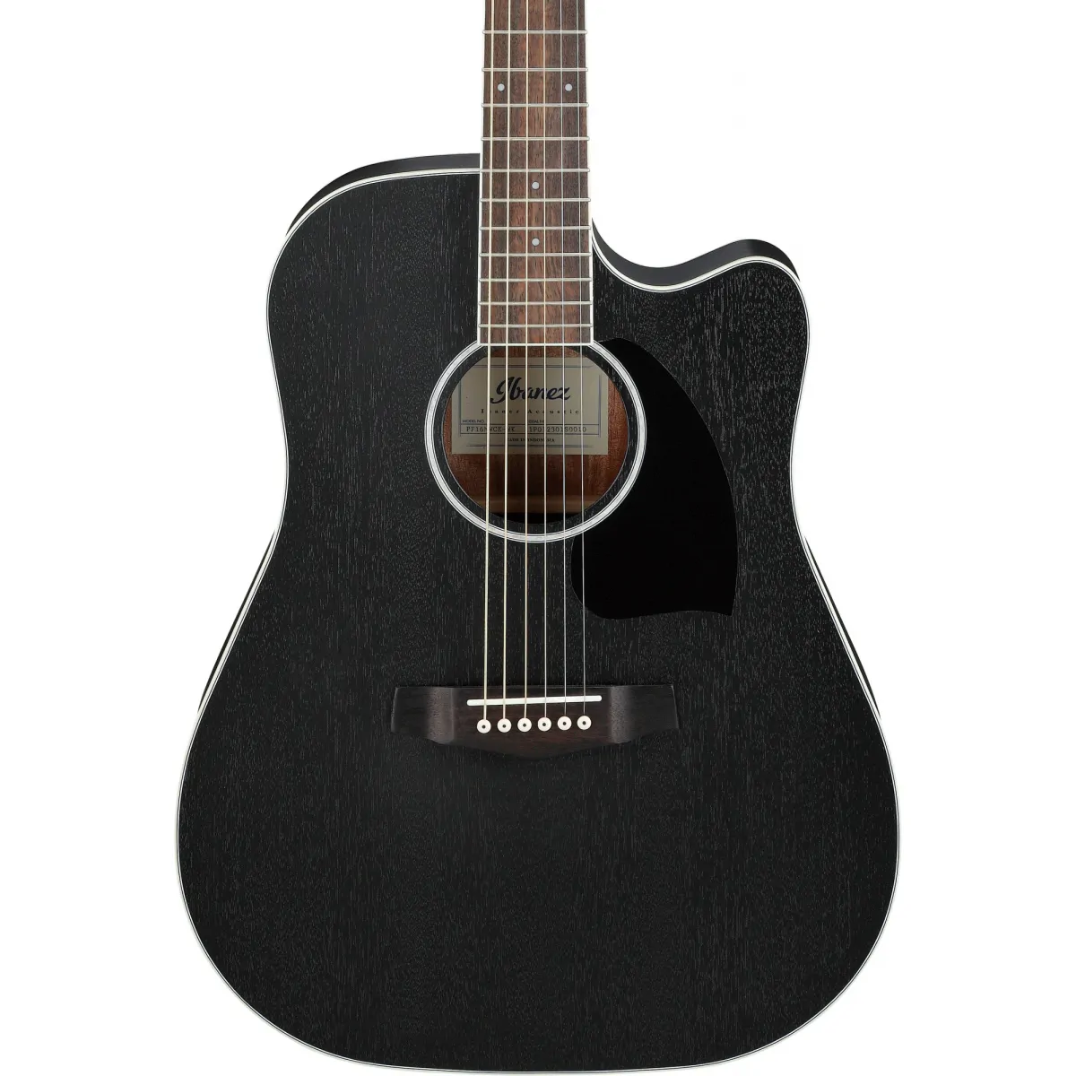 IBANEZ Ibanez PF16MWCE-WK Weathered Black Open Pore 48mm Gitara Elektro-Akustyczna - zdjecie 3