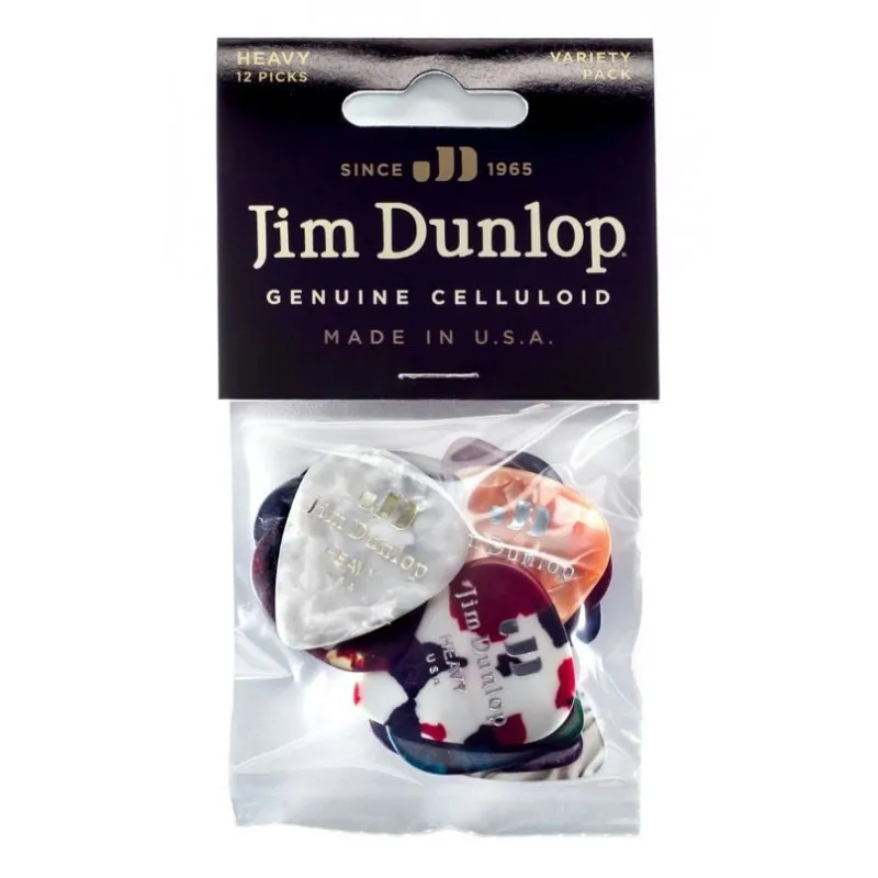 DUNLOP Dunlop PVP107 Genuine Celluoloid Heavy 12 kostek