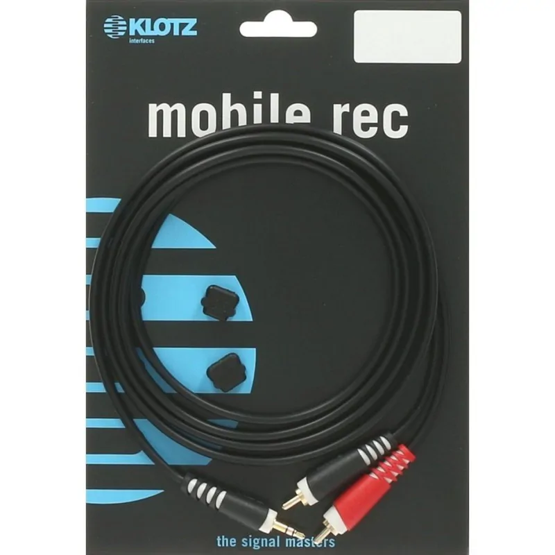 Klotz Klotz AY70100 kabel 2 x  chinch - 1 x jack stereo mini 1m - zdjecie 2