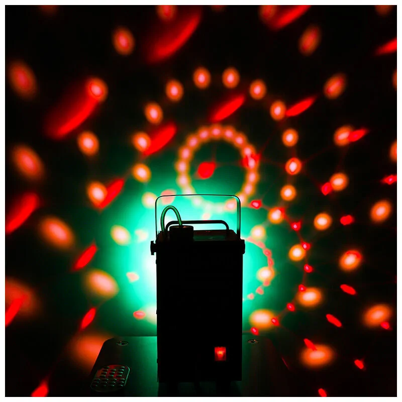 LIGHT4ME LIGHT4ME PARTY FOG 700W V2 generator wytwornica dymu mgły kula disco efekt świetlny RGB pilot bezprzewodowy uchwyt montażowy - zdjecie 15