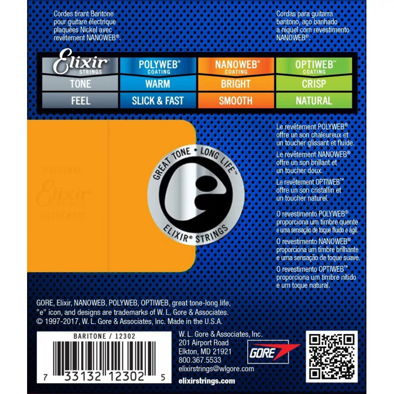 ELIXIR Elixir NanoWeb Baritone 12-68 - zdjecie 2