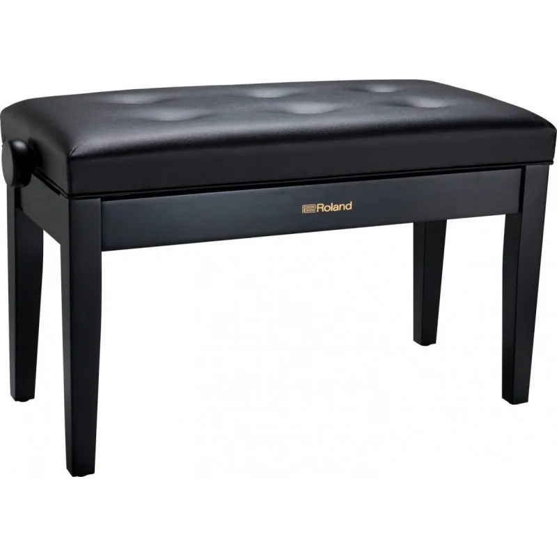 ROLAND Roland RPB-D300BK podwójna ława do pianina czarny mat regulowana