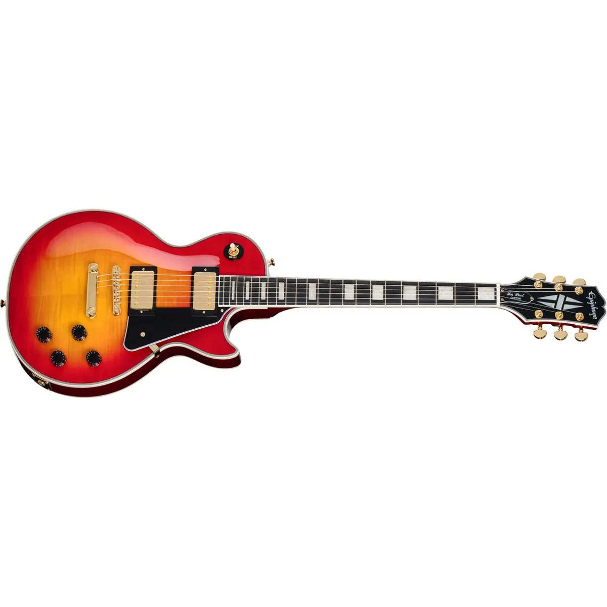 EPIPHONE Epiphone Les Paul Custom Figured Heritage Cherry
