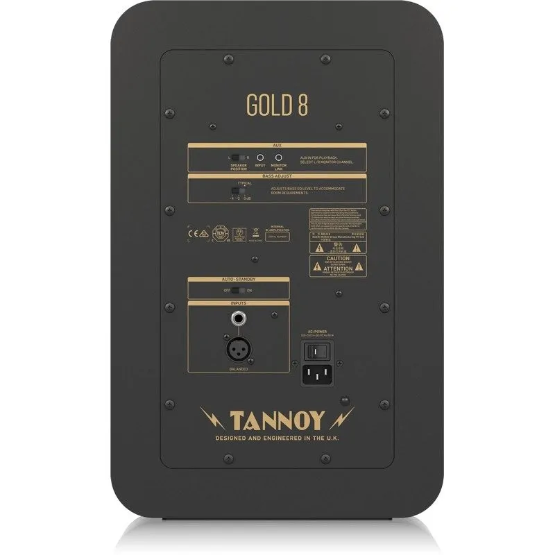 Tannoy Tannoy GOLD 8 Monitor bliskiego pola 8" 300W - zdjecie 3