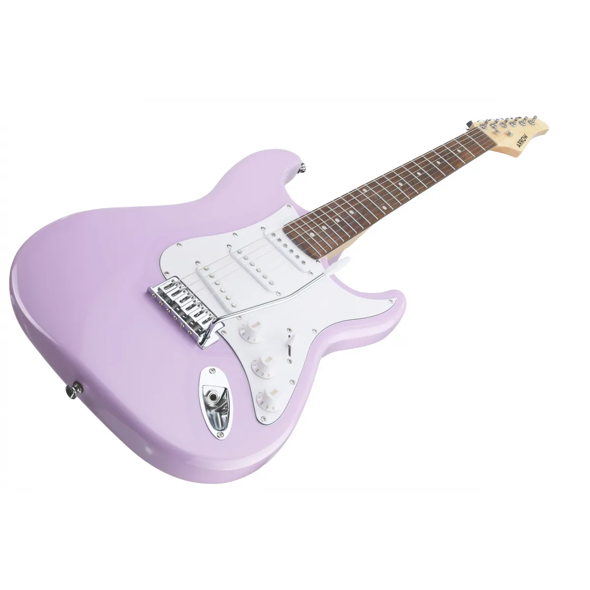 Arrow Arrow Tonecaster ST 111 Bubblegum Rosewood/White gitara elektryczna - zdjecie 3