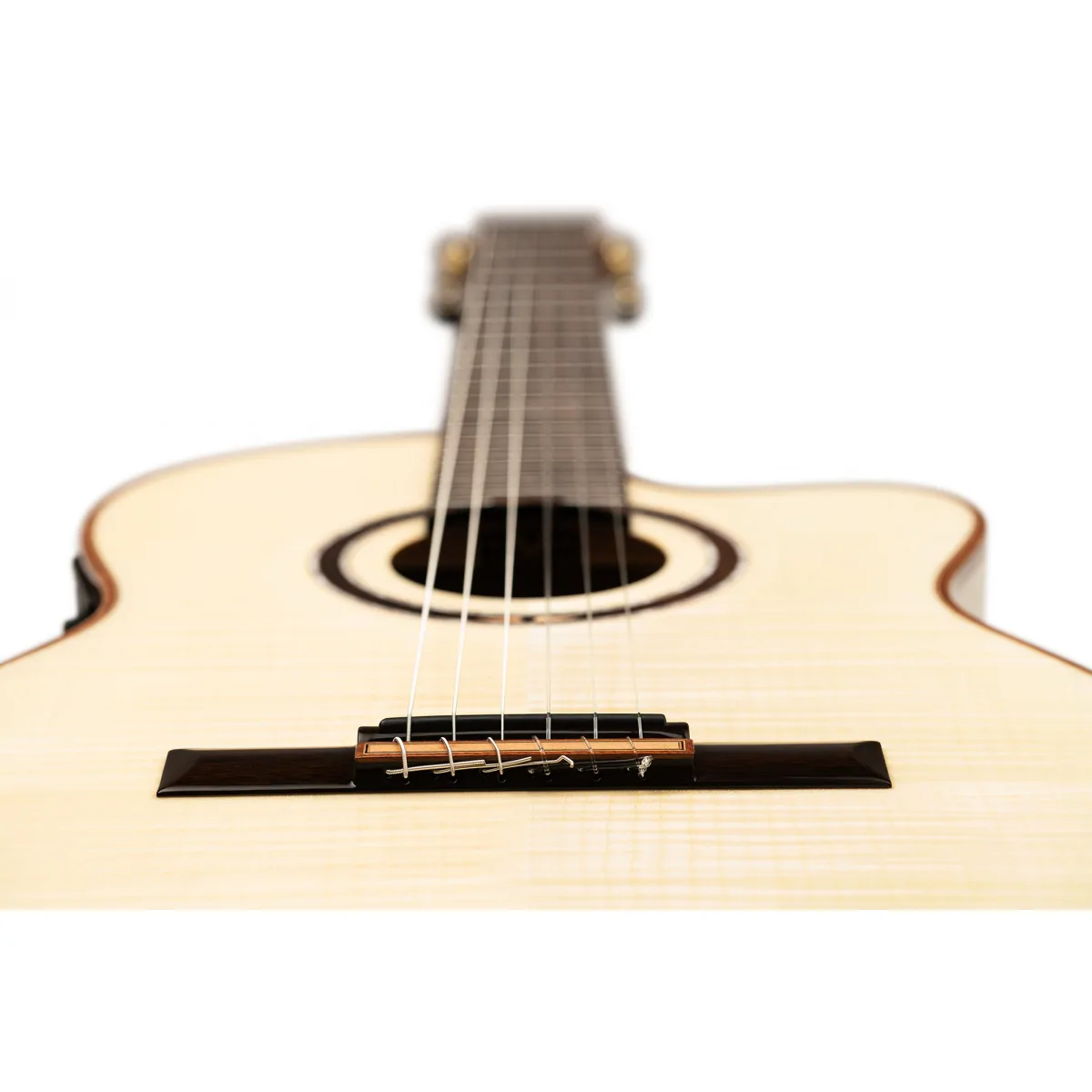 Ortega Ortega BRIDESUITECE Gitara Elektro-klasyczna Thinline - zdjecie 9