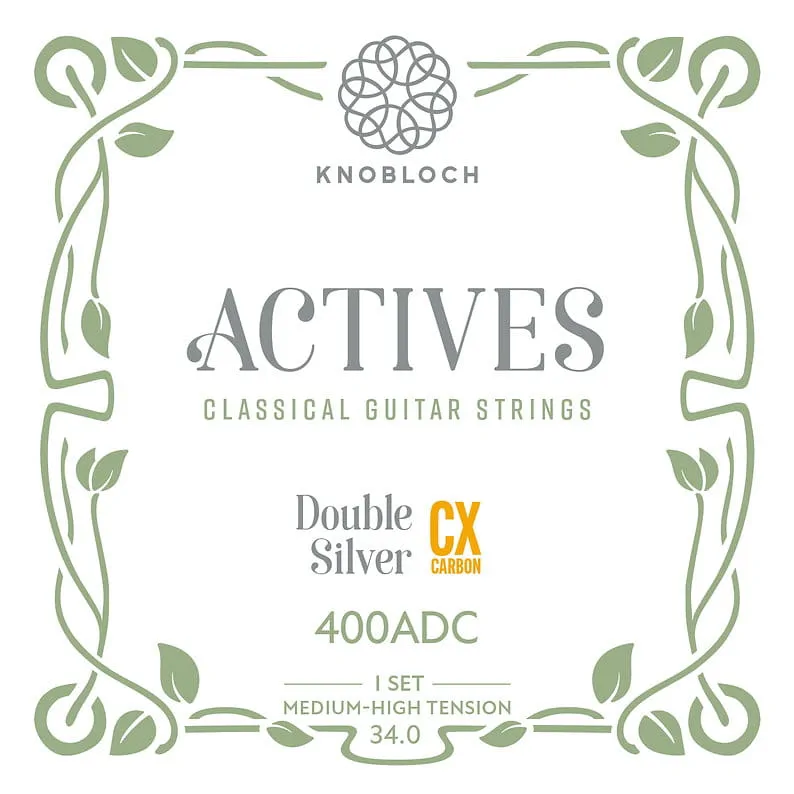 Knobloch Knobloch Strings ACTIVES Double Silver CX Carbon 400ADC - Struny do Gitary Klasycznej