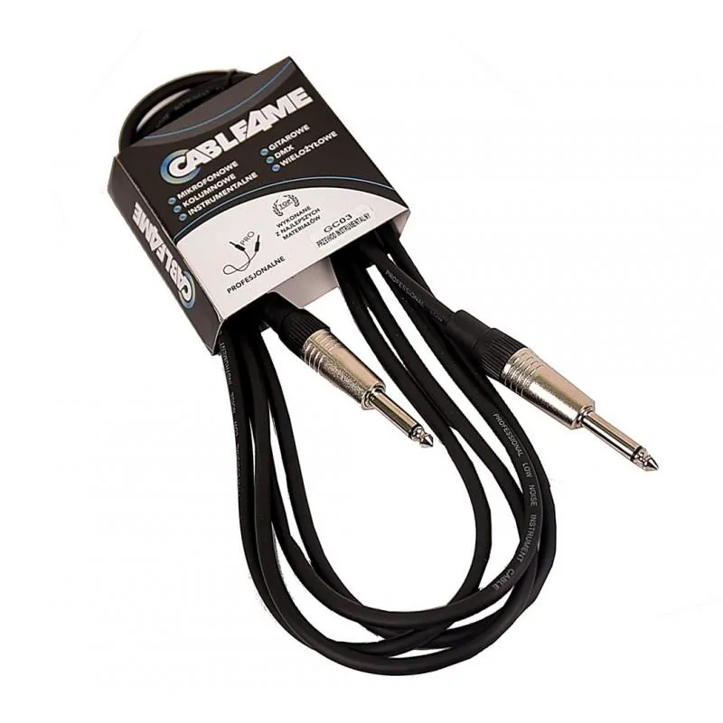 CABLE4ME CABLE4ME przewód jack - jack instrumentalny 5m
