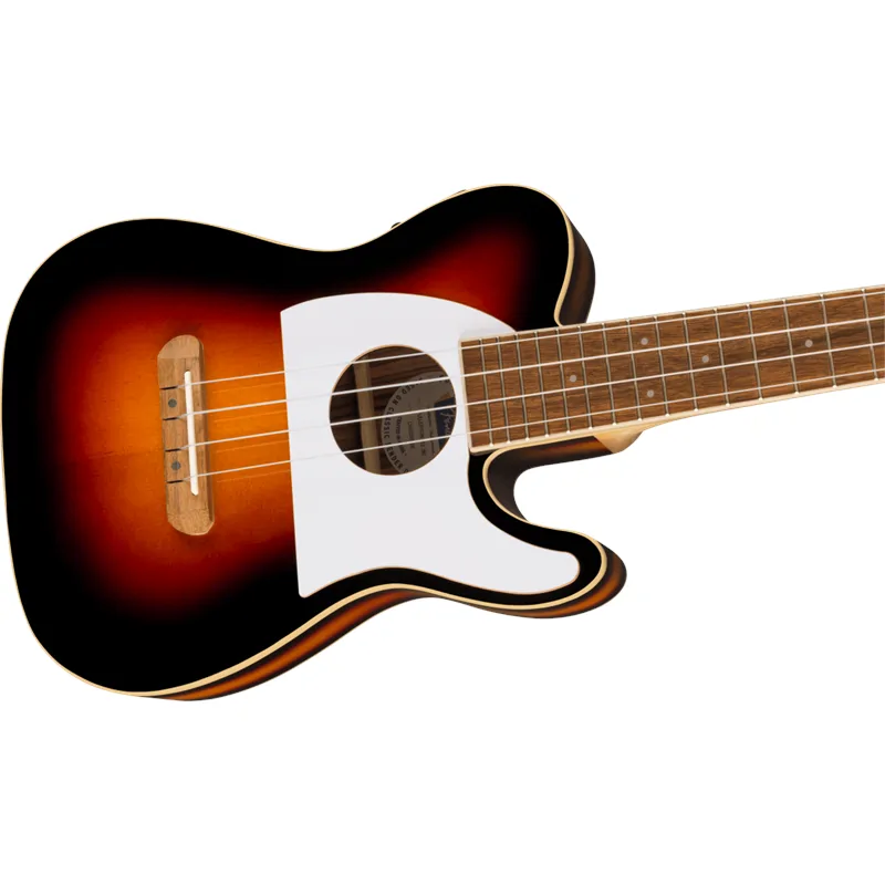FENDER Fender Fullerton Tele Uke Walnut Fingerboard White Pickguard 2-Color Sunburst - zdjecie 4