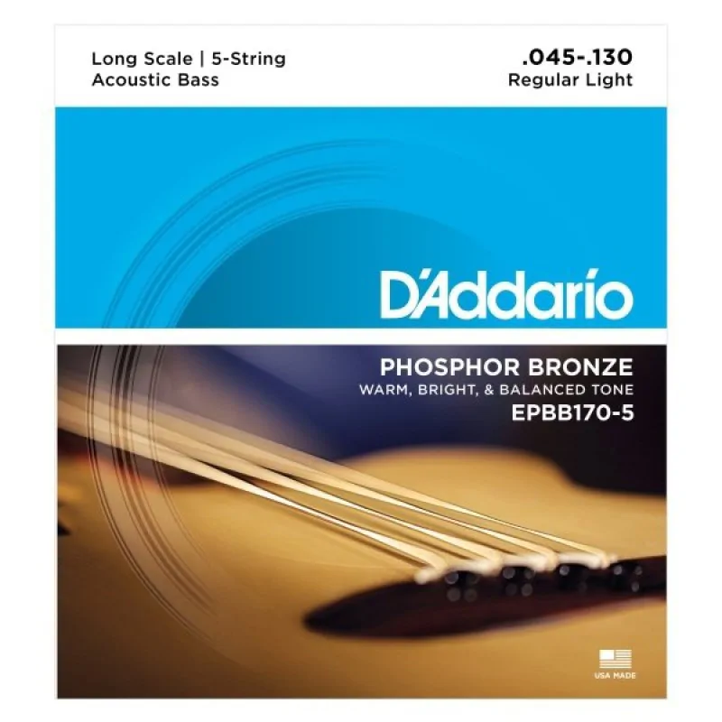 D'ADDARIO D'Addario EPBB170-5 struny bas akustyczny 45-130