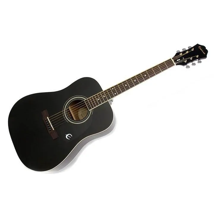 EPIPHONE Epiphone Songmaker DR-100 Square Shoulder EB Ebony - zdjecie 2