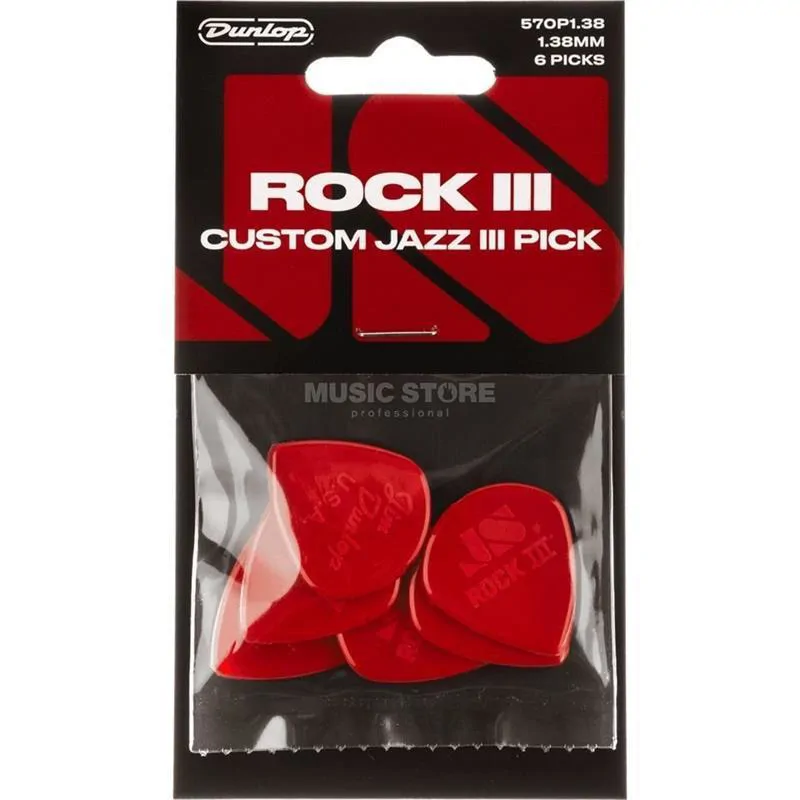 DUNLOP Dunlop 570P1.38 Rock III Custom Jazz III