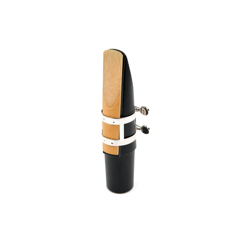 D'ADDARIO D'Addario Rico Ligature & Cap Tenor Baritone Saxophone Nickel ligatura saksofonu tenorowego barytonowego kapturek niklowana - zdjecie 2