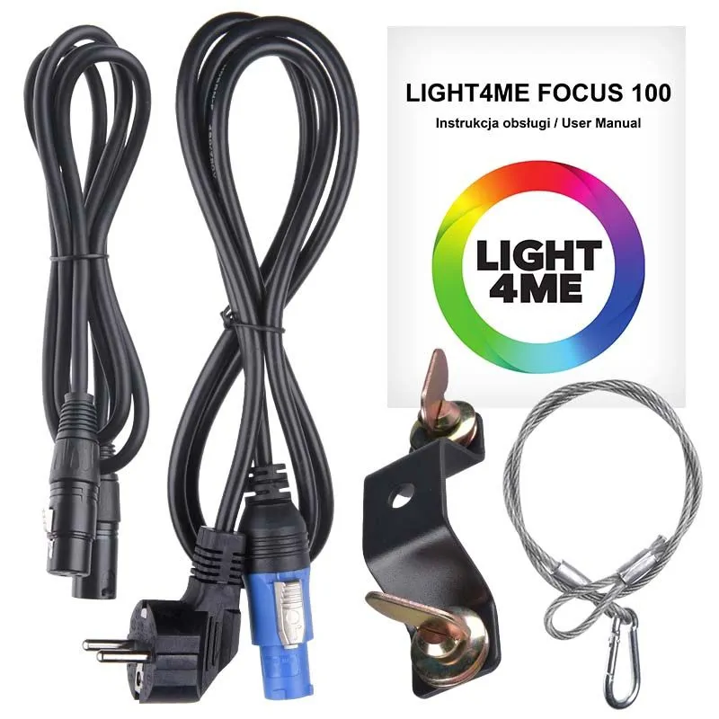 LIGHT4ME LIGHT4ME FOCUS 100 SPOT PRYZMA głowica ruchoma LED - zdjecie 8