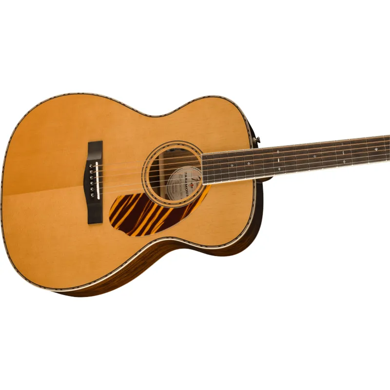 FENDER Fender Paramount FSR PO-220E Orchestra Aged Natural Ovangkol Back & Sides - zdjecie 4