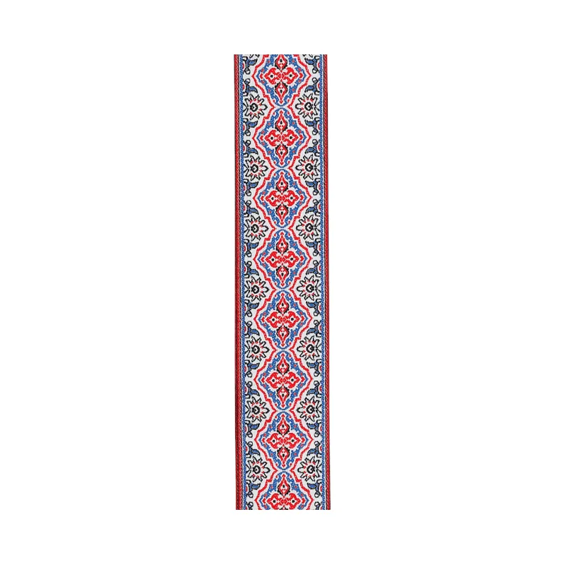 D'ADDARIO D'Addario 50RW07 Eco-Comfort Persian Woven Guitar Strap White - zdjecie 2