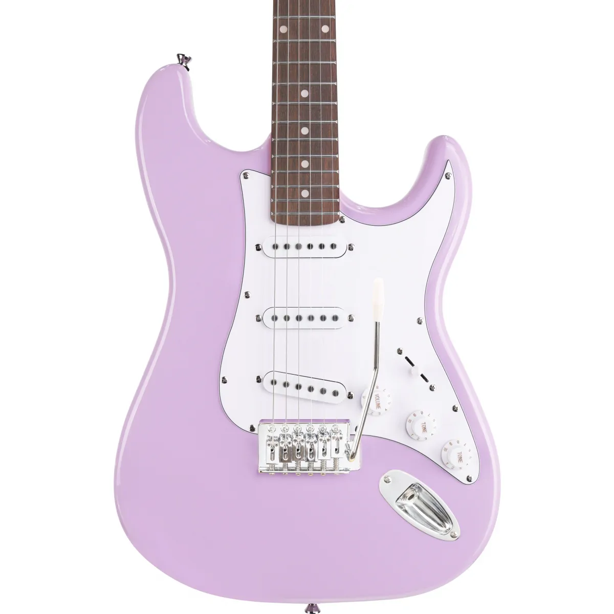 Arrow Arrow Tonecaster ST 111 Bubblegum Rosewood/White gitara elektryczna - zdjecie 2