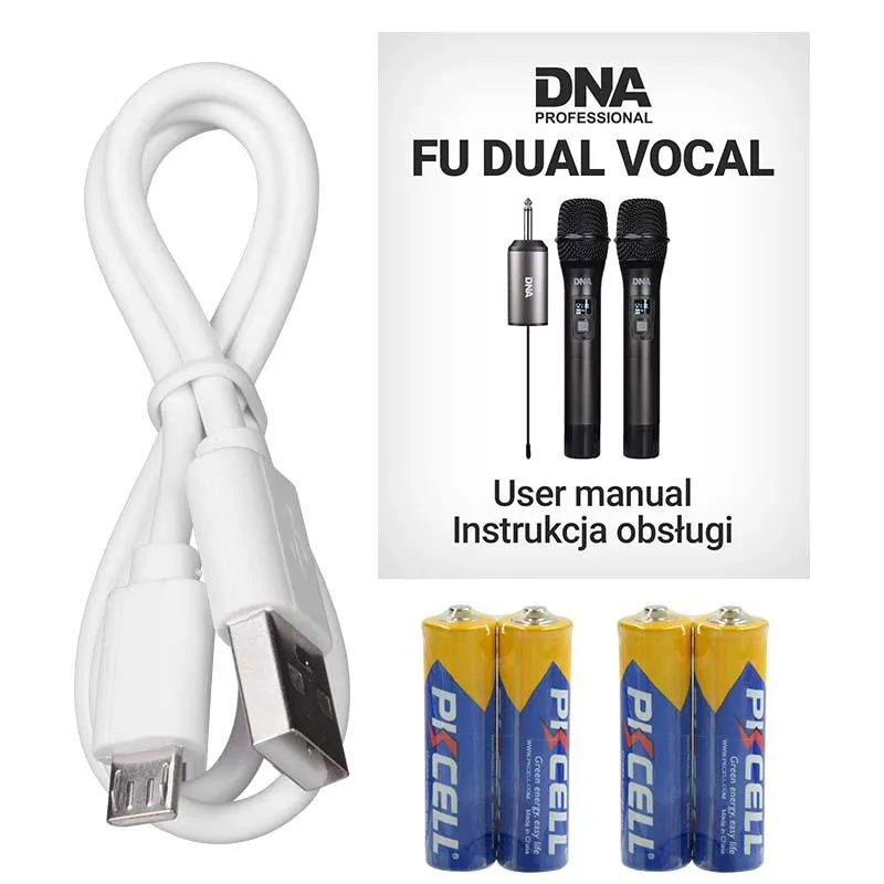 DNA DNA FU DUAL VOCAL wokalowy mikrofon bezprzewodowy - zdjecie 8