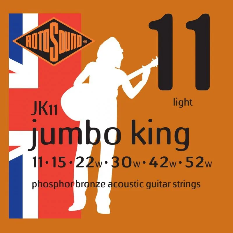 ROTOSOUND Rotosound JK11 Jumbo King phosphor bronze roundwound