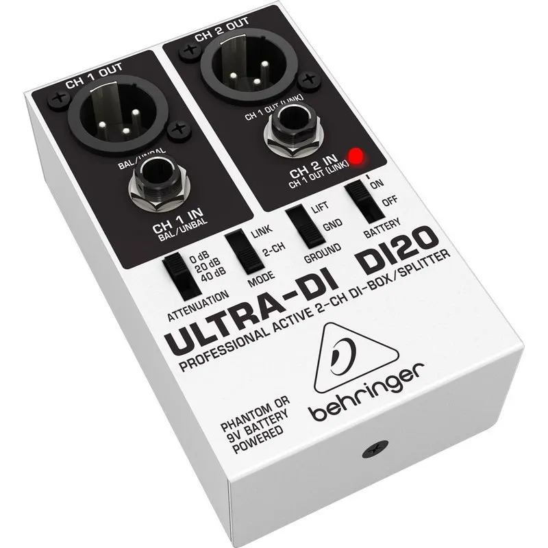 Behringer BEHRINGER Pro ULTRA-DI DI20 - zdjecie 2