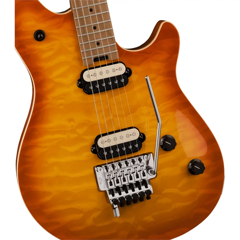 EVH Eddie Van Halen EVH Wolfgang Special QM Baked Maple Fingerboard Solar - zdjecie 3