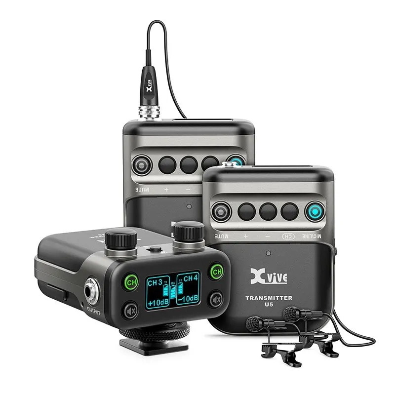 XVive XVive U5 SET T2 zestaw bezprzewodowy dual lavalier