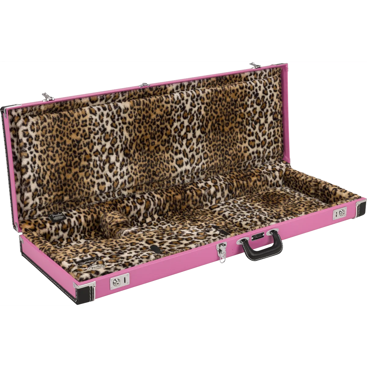 FENDER Fender Joe Strummer Strat Tele Case Pink Leopard - zdjecie 2