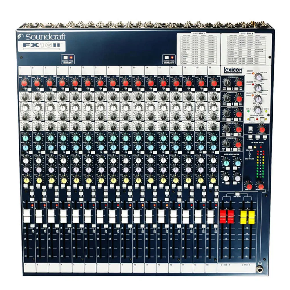 SOUNDCRAFT Soundcraft FX16ii - Analogowa konsoleta mikserska
