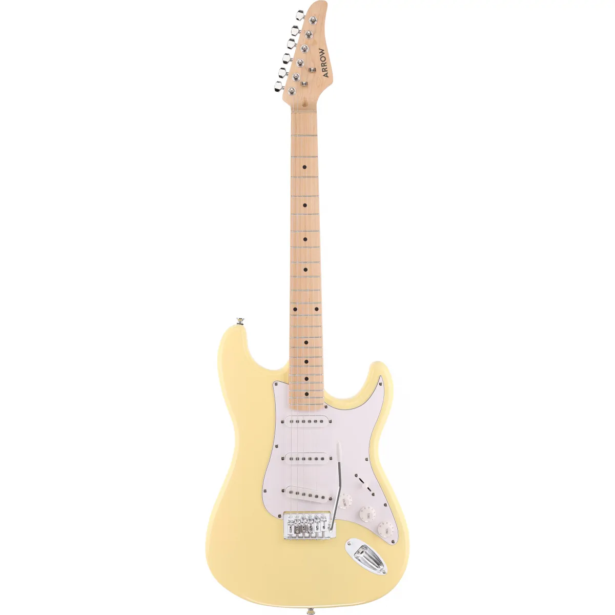 Arrow Arrow Tonecaster ST 111 Biscuit Maple/White Gitara elektryczna