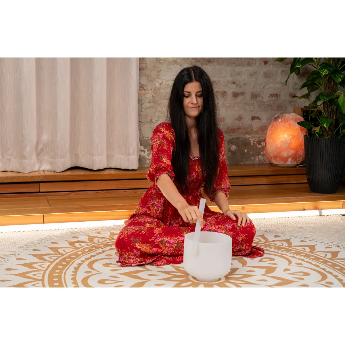 Meinl Sonic Energy MEINL Sonic Energy Crystal misa 8" Root Chakra C5 432 Hz - zdjecie 2