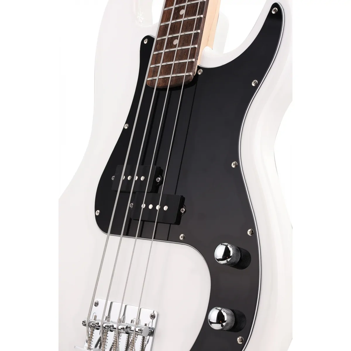 Arrow Arrow Session Bass 4 Snow White Rosewood/Black gitara basowa - zdjecie 2