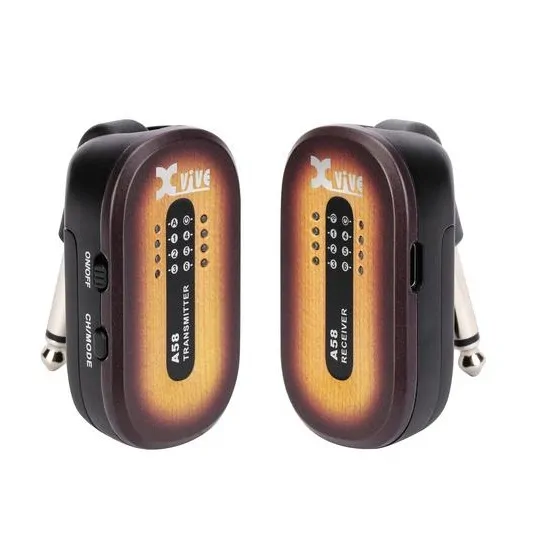 XVive XVive A58 VSB Guitar Wireless System 5.8 GHz Vintge Sunburst system bezprzewodowy do gitary - zdjecie 2