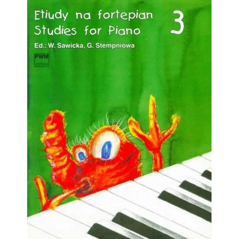 PWM Etiudy na fortepian, z. 3      Wiera Sawicka     Gabriela (ed.) Stempień