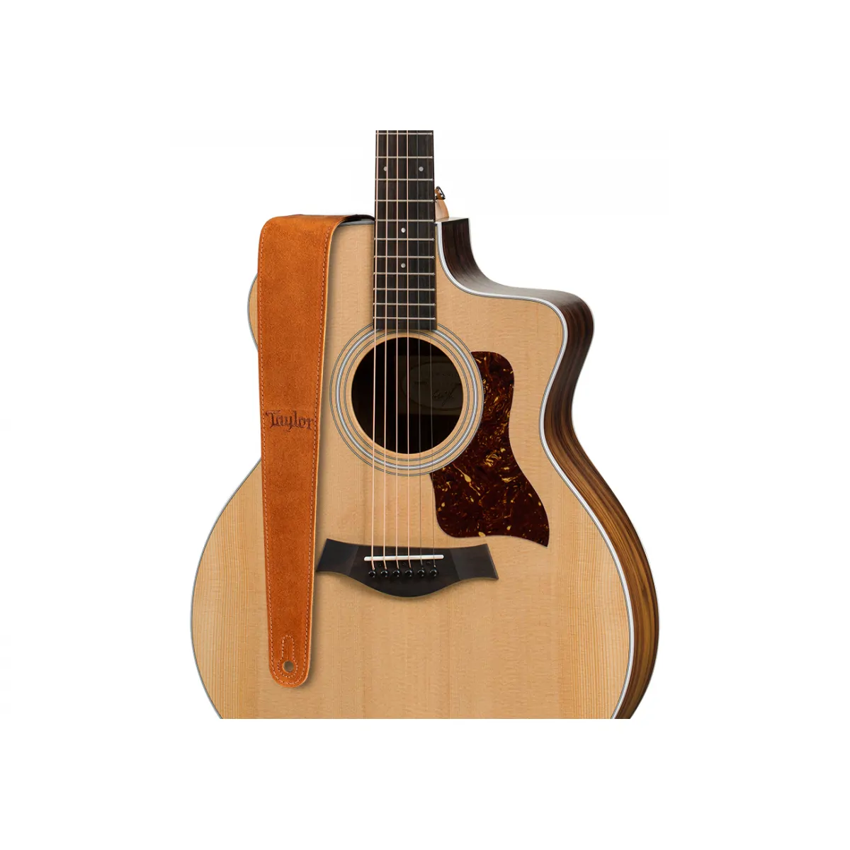 Taylor Guitars Taylor Embroidered Suede Honey Gold 2,5" Pas do gitary - zdjecie 5