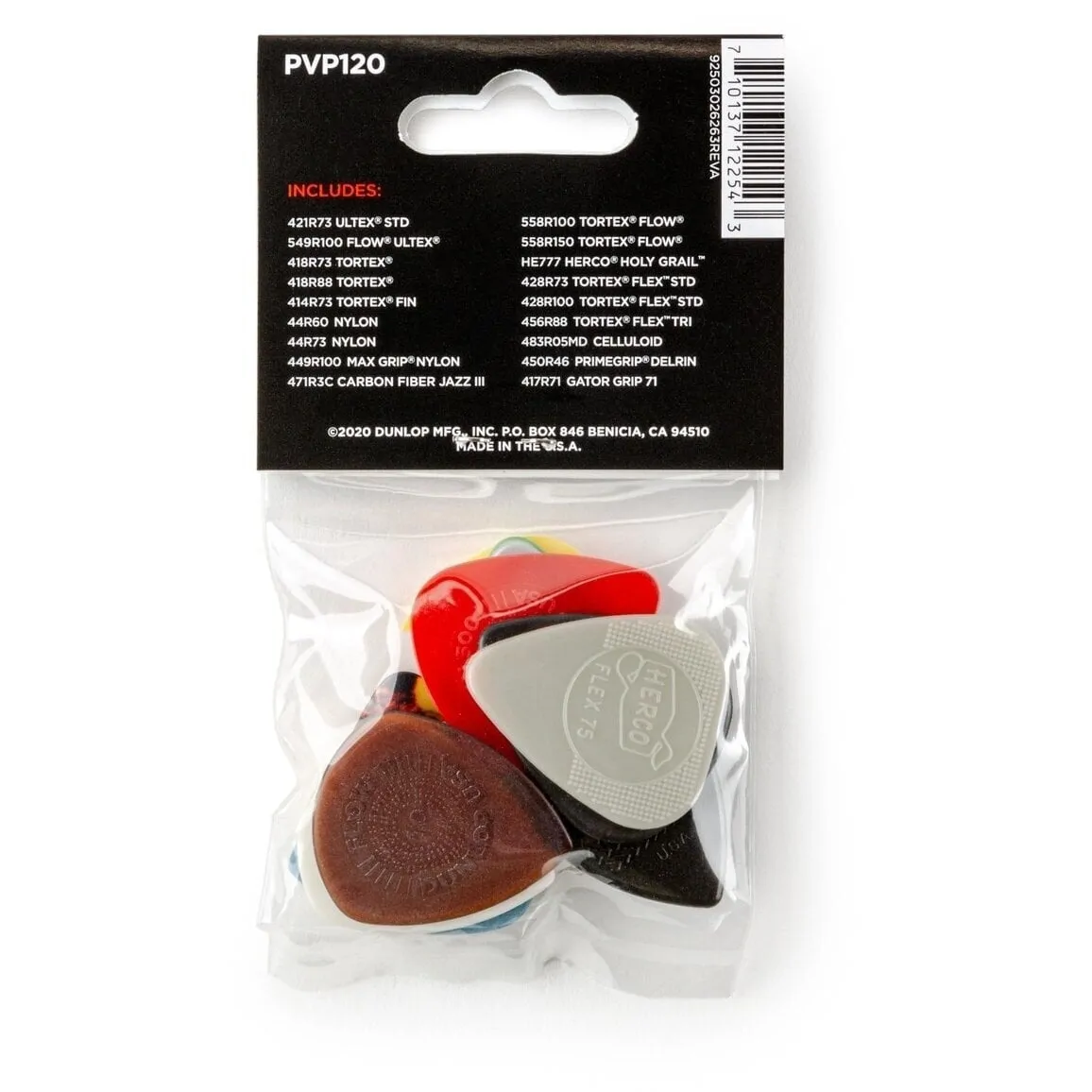 DUNLOP Dunlop PVP120 Variety Pack Recording mix zestaw 18 kostek - zdjecie 2