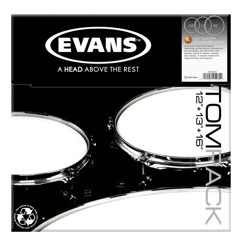EVANS Evans ETP-G2CLR-S zestaw naciągów G2 12 13 16
