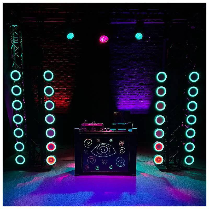 LIGHT4ME LIGHT4ME HYPNO PAR reflektor sceniczny efekt LED - zdjecie 13