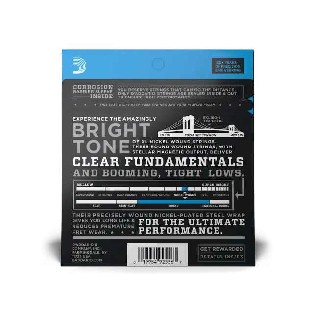 D'ADDARIO D'Addario EXL160-5 50-135 Nickel - zdjecie 2