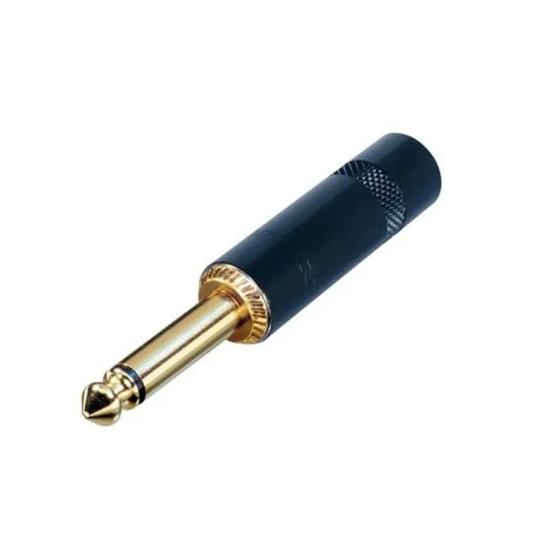 Rean Rean NYS-224BG wtyk jack 6,3mm monoczarny złocony