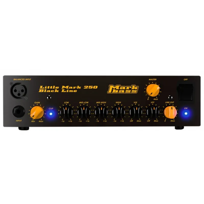 MarkBass MarkBass Little Mark 250 Black Line head basowy - zdjecie 2