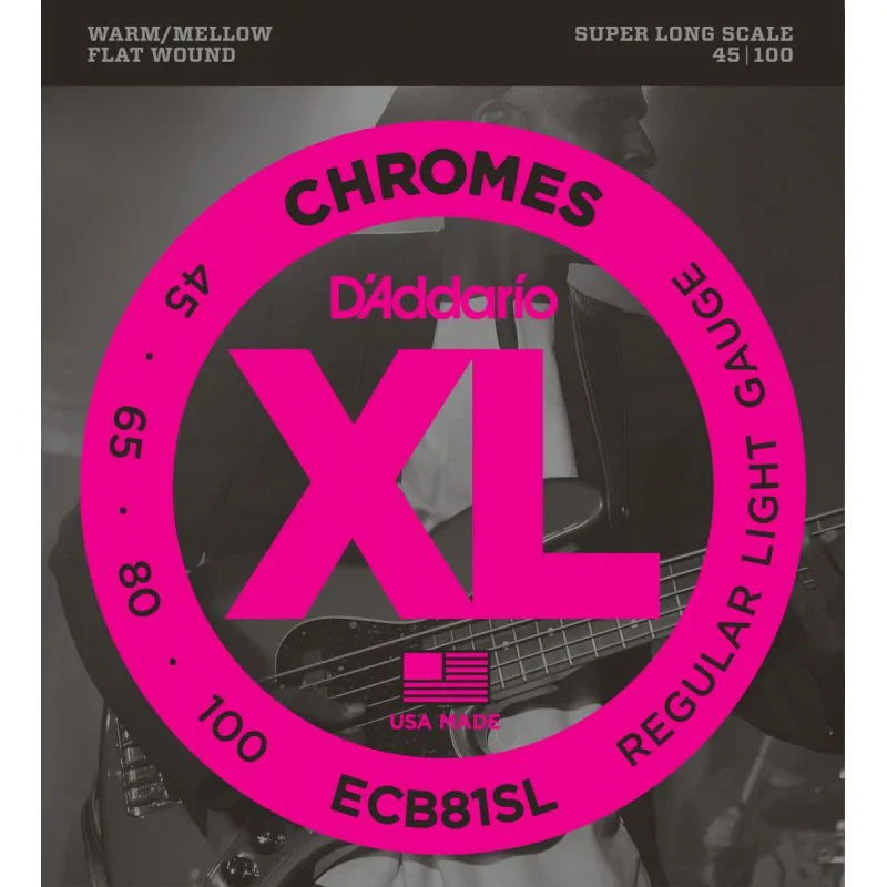D'ADDARIO D'Addario ECB81SL struny basowe 45-100 Super Long