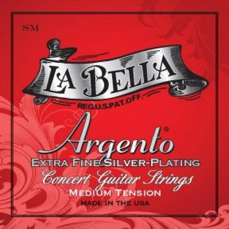 LA BELLA La Bella Argento SM Struny do gitary klasycznej srebrzone