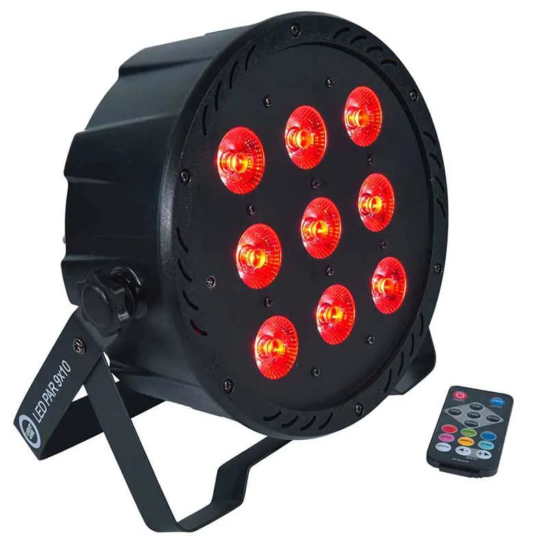LIGHT4ME LIGHT4ME LED PAR 9X10W MKII RGBW pilot IR