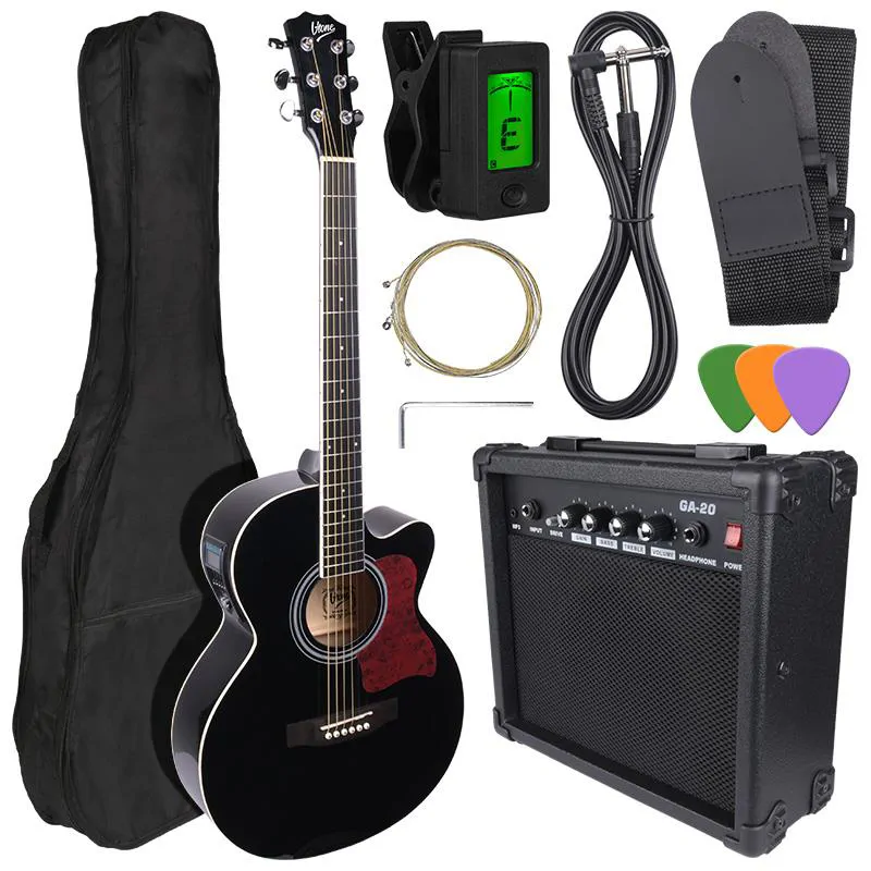 V-TONE V-TONE EAG SET BK gitara elektroakustyczna + wzmac