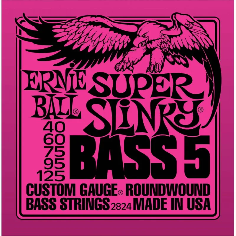 Ernie Ball ERNIE BALL 2824 Slinky 40-125 struny do basu